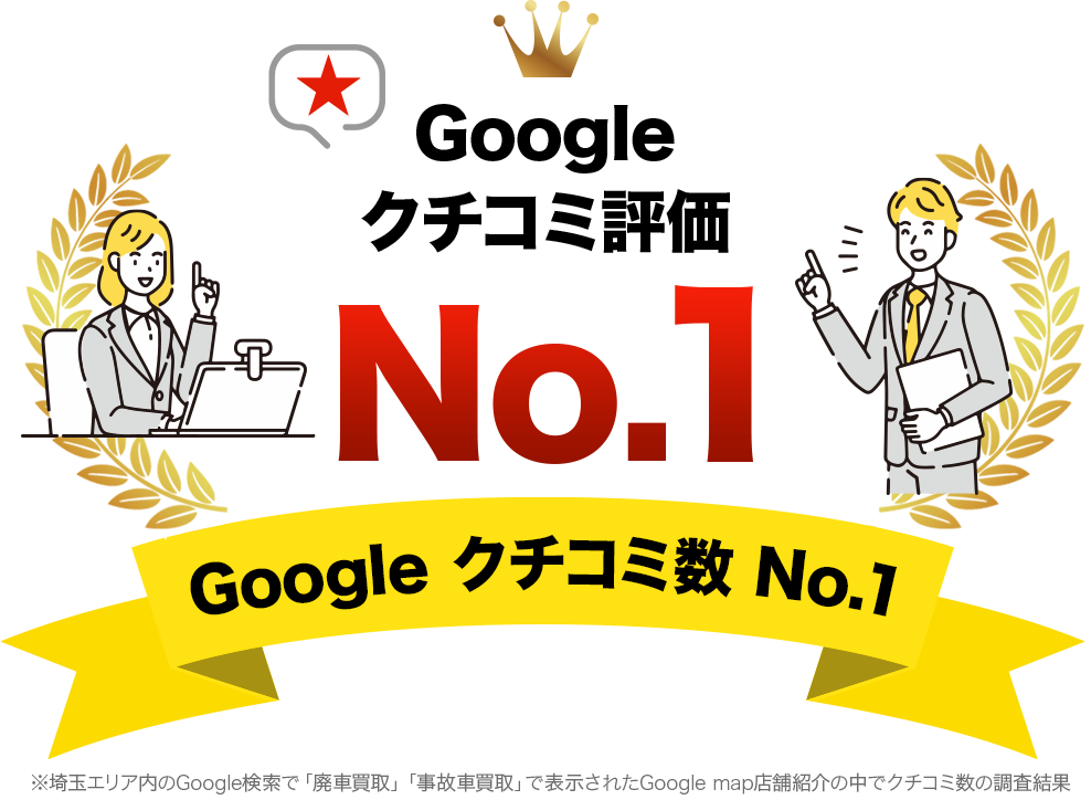 Googleクチコミ評価No.1